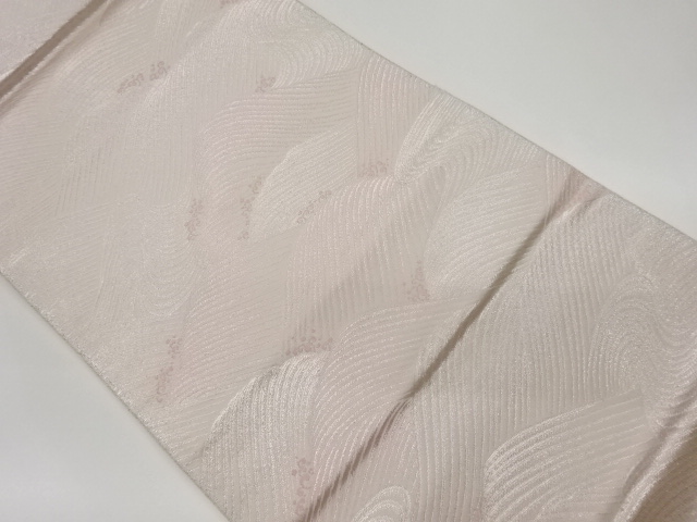 リサイクル　荒波模様織出し袋帯